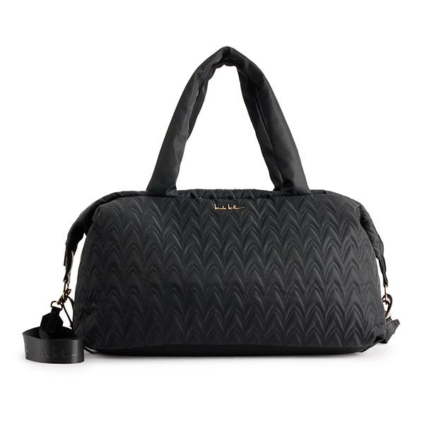Nicole Miller Quilted Weekender Bag