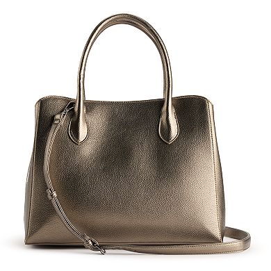 Nicole Miller Crossbody Laptop Satchel Bag