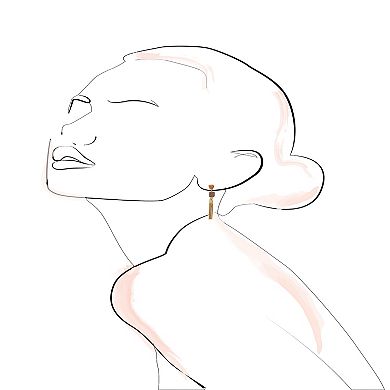 Sonoma Goods For Life Gold Tone Tassel Chain Drop Earrings
