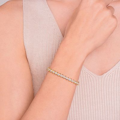 18K Gold cheapest 4ct Diamond Women's Tennis Bracelet Ladies 4 cts Diamonds Jewelry 8