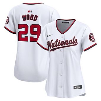 Women's Nike James Wood White Washington Nationals Home Limited Player Jersey