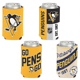 WinCraft Pittsburgh Penguins 4-Pack 12oz. Can Cooler Set
