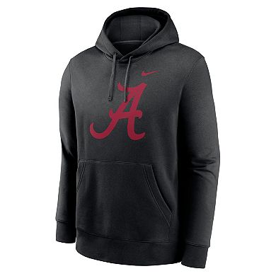Men's Nike Black Alabama Crimson Tide Primetime Evergreen Club Fleece Pullover Hoodie