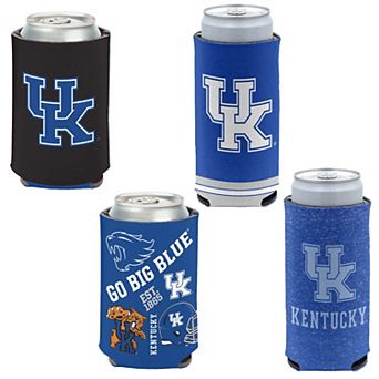 WinCraft Kentucky Wildcats 4-Pack 12oz. Can & Slim Can Cooler Set