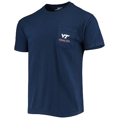 Men's Navy Virginia Tech Hokies Campus Americana T-Shirt