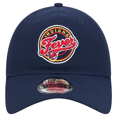 Unisex New Era Navy Indiana Fever Core Logo 9TWENTY Adjustable Hat