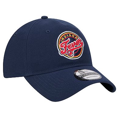 Unisex New Era Navy Indiana Fever Core Logo 9TWENTY Adjustable Hat