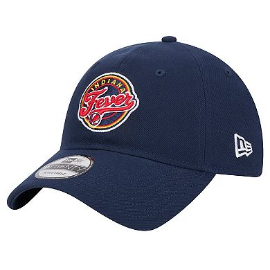 Unisex New Era Navy Indiana Fever Core Logo 9TWENTY Adjustable Hat