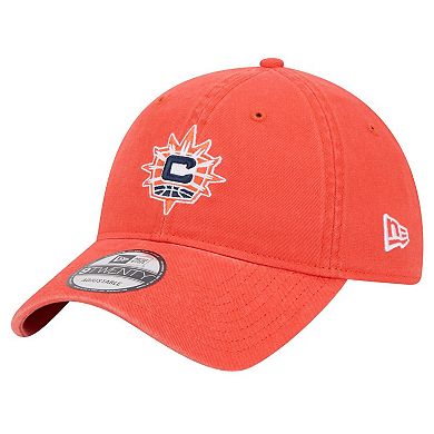 Unisex New Era Orange Connecticut Sun Core Logo 9TWENTY Adjustable Hat