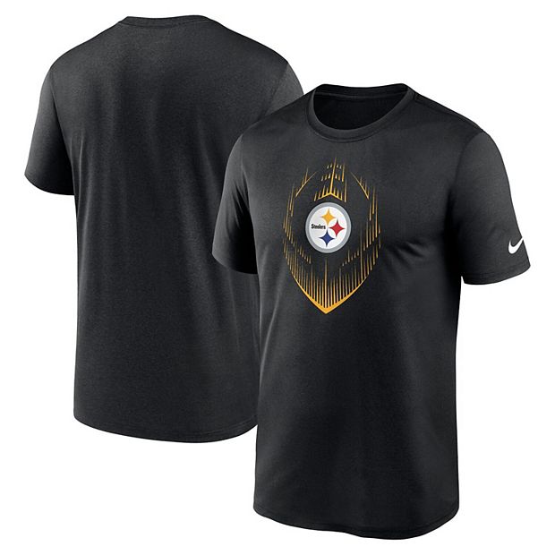 Men s Nike Black Pittsburgh Steelers Primetime Legend Icon Performance T Shirt
