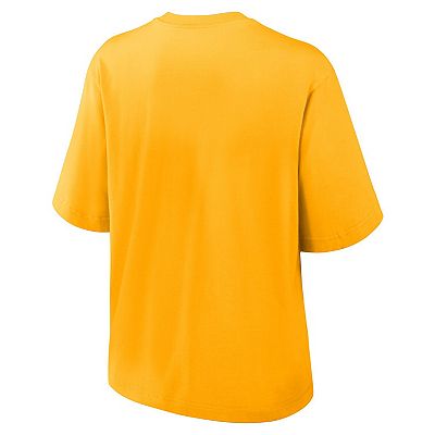 売れ筋商品|||ナイキ カットソー トップス レディース Women's Gold Iowa Hawkeyes Boxy Legacy Established T-Shirt Gold Women's Nike Gold Iowa Hawkeyes Boxy Legacy Established T-Shirt