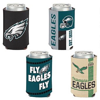 WinCraft Philadelphia Eagles 4-Pack 12oz. Can Cooler Set