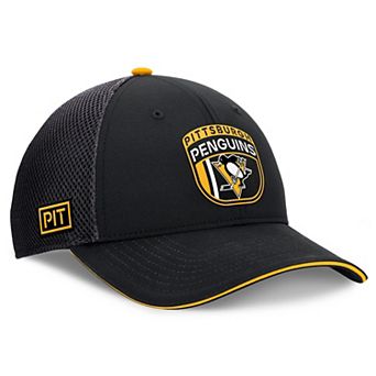 Men's Fanatics Black Pittsburgh Penguins 2024 NHL Draft On Stage Trucker Adjustable Hat