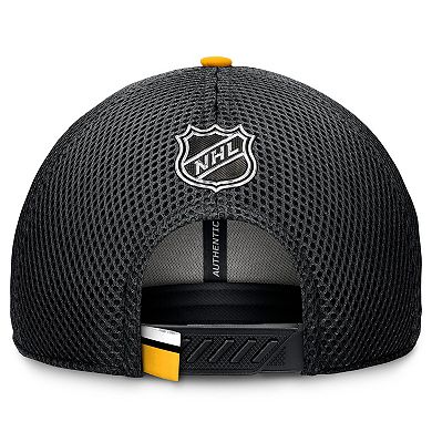 Men's Fanatics Black Pittsburgh Penguins 2024 NHL Draft On Stage Trucker Adjustable Hat