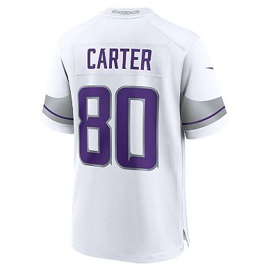 Men's Nike Cris Carter White Minnesota Vikings Alternate Retired Player Game Jersey