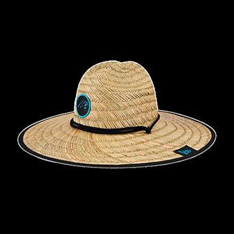 Men's New Era Natural Carolina Panthers NFL Training Camp Official Straw Lifeguard Hat