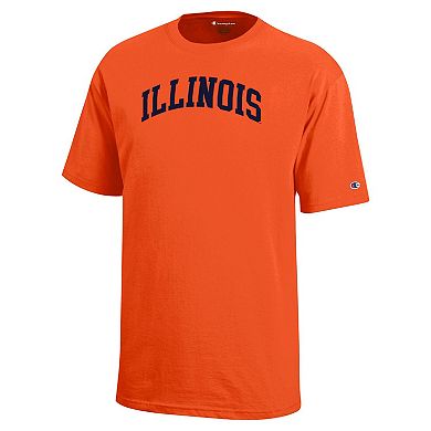 Youth Champion Orange Illinois Fighting Illini Team Arch T-Shirt