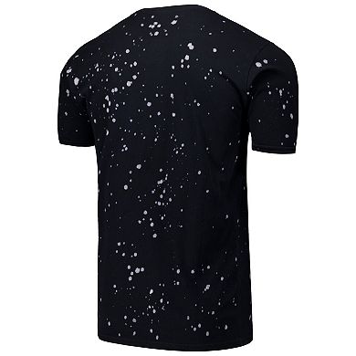 Men's Majestic Threads Black/White New York Yankees Splatter T-Shirt