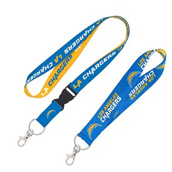 WinCraft Los Angeles Chargers 2-Pack Lanyard with Detachable Buckle & Key Strap Set
