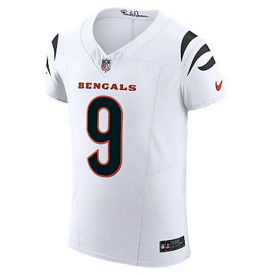 Men s Nike Joe Burrow White Cincinnati Bengals Vapor F.U.S.E. Elite Jersey