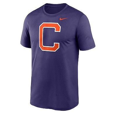 Men's Nike Purple Clemson Tigers Primetime Legend Alternate Logo T-Shirt