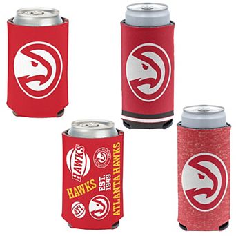 WinCraft Atlanta Hawks 4-Pack 12oz. Can & Slim Can Cooler Set