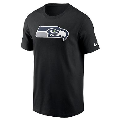Men's Nike Black Seattle Seahawks Logo Essential T-Shirt
