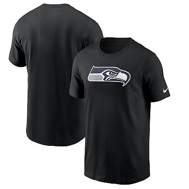 Men's Nike Black Seattle Seahawks Logo Essential T-Shirt