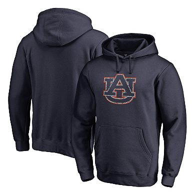Men's Navy Auburn Tigers Static Logo Pullover Hoodie