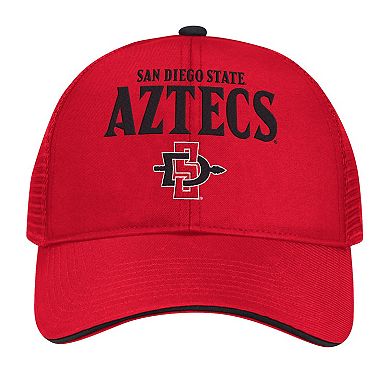 Men's Colosseum Cardinal San Diego State Aztecs Wyatt Adjustable Hat