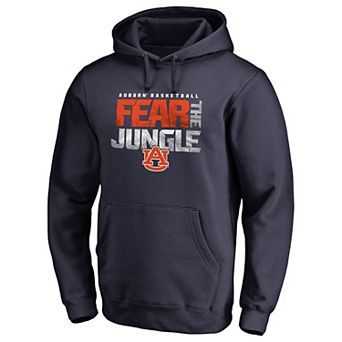Men's Navy Auburn Tigers Logo Hometown Collection Pullover Hoodie