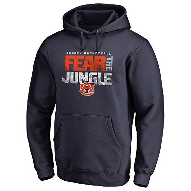 Men's Navy Auburn Tigers Logo Hometown Collection Pullover Hoodie