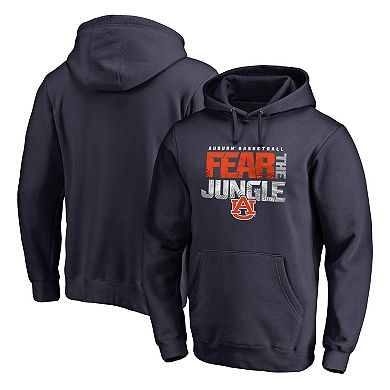 Men's Navy Auburn Tigers Logo Hometown Collection Pullover Hoodie