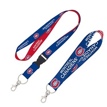 WinCraft Montreal Canadiens 2-Pack Lanyard with Detachable Buckle & Key Strap Set