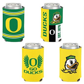 WinCraft Oregon Ducks 4-Pack 12oz. Can Cooler Set