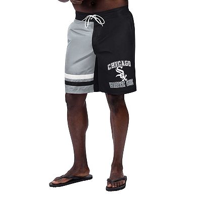 Men's G-III Sports by Carl Banks Black Chicago White Sox Anchor Swim Trunks