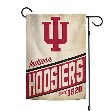 WinCraft Indiana Hoosiers 12" x 18" Throwback Logo Double-Sided Garden Flag