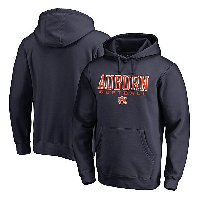 Men's Navy Auburn Tigers True Sport Softball Pullover Hoodie