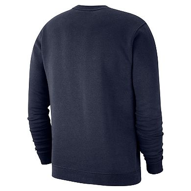 Men's Nike Navy Virginia Cavaliers Vintage Club Fleece Pullover Sweatshirt