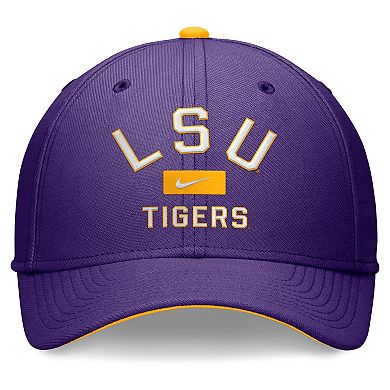 Men's Nike Purple LSU Tigers Primetime Rise Swoosh Flex Hat