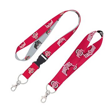 WinCraft Ohio State Buckeyes 2-Pack Lanyard with Detachable Buckle & Key Strap Set