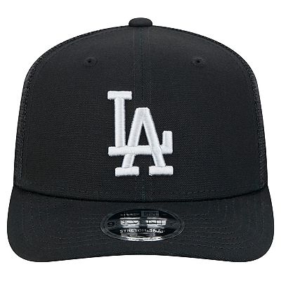 Men's New Era Black Los Angeles Dodgers Canvas 9SEVENTY Men's New Era Black Los Angeles Dodgers Canvas 9SEVENTY