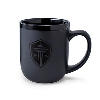 WinCraft Seattle Sounders FC 17oz. Black Tonal Ceramic Mug