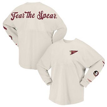 Women's Spirit Jersey Natural Florida State Seminoles Local Long Sleeve T-Shirt