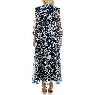 Women's Taylor Ruched Front Fit & Flare Maxi Dress