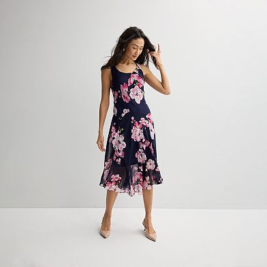 Women's Robbie Bee 2-Piece Chiffon Jacket & Dress Set