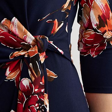 Women's Robbie Bee Faux Wrap Midi Dress