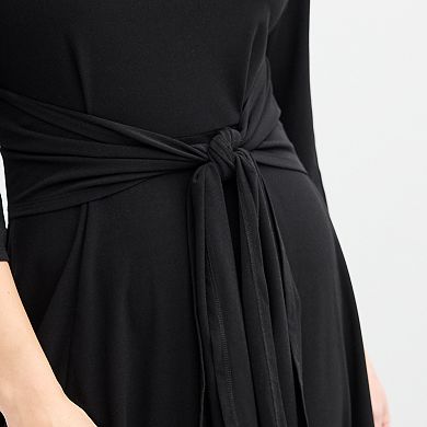 Women's Robbie Bee Elbow Sleeve Midi Dress