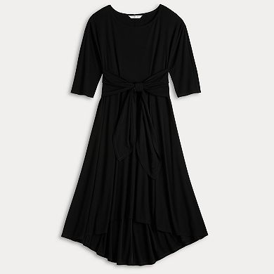 Women's Robbie Bee Elbow Sleeve Midi Dress