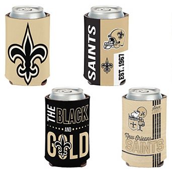WinCraft New Orleans Saints 4-Pack 12oz. Can Cooler Set
